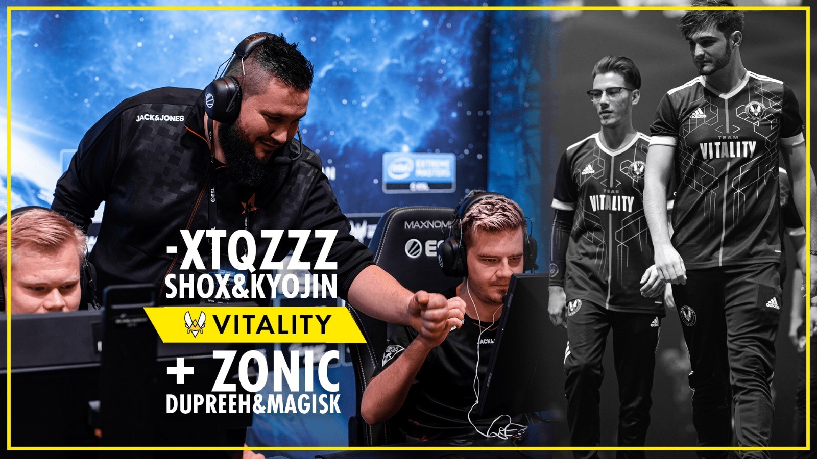 Vitality : zonic, Magisk &amp; dupreeh vont remplacer XTQZZZ, shox &amp; Kyojin