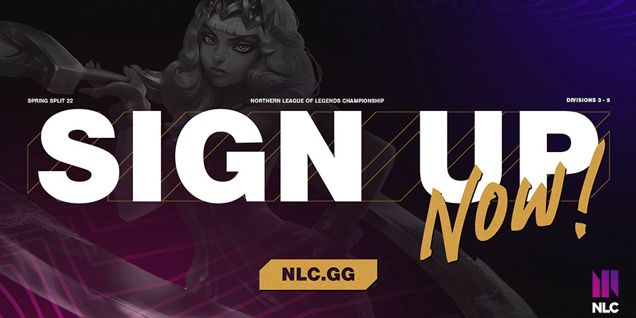 Open for all players: Sign-Up NOW for the NLC