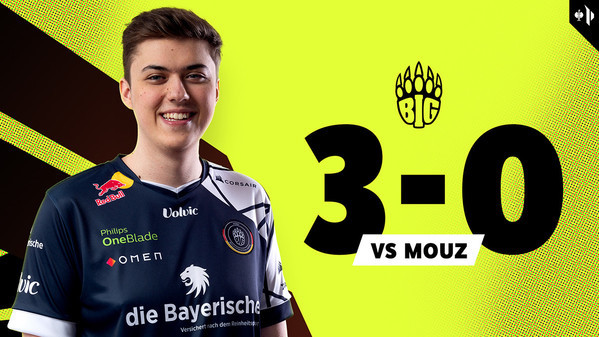 BIG eliminiert MOUZ zum Start der Playoffs