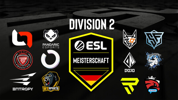 Start der Division 2 der ESL Meisterschaft - Infos zu Teams und Streams