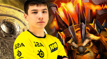 Na'Vi's SoNNeikO plays a godlike Earthshaker against C9 to force draw