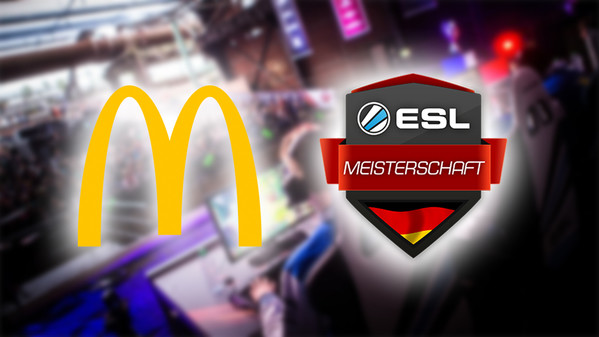 McDonald's wird Sponsor der ESL Meisterschaft