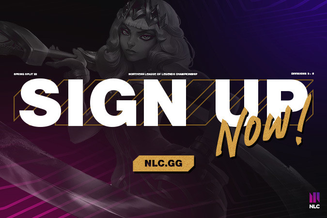 Open for all players: Sign-Up NOW for the NLC