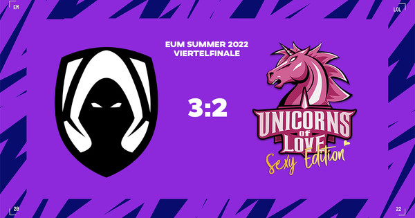 EU Masters: Ex-Einhorn iBo schlägt den Unicorns of Love die Hörner ab