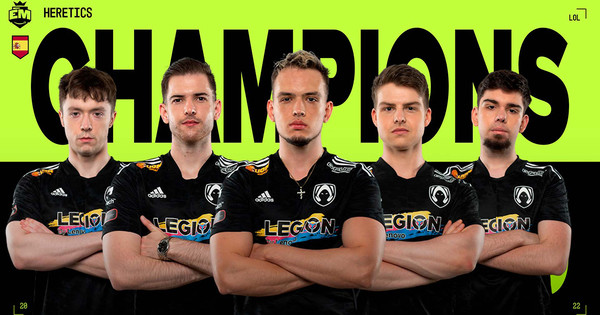 Team Heretics gewinnt die European Masters Summer 2022
