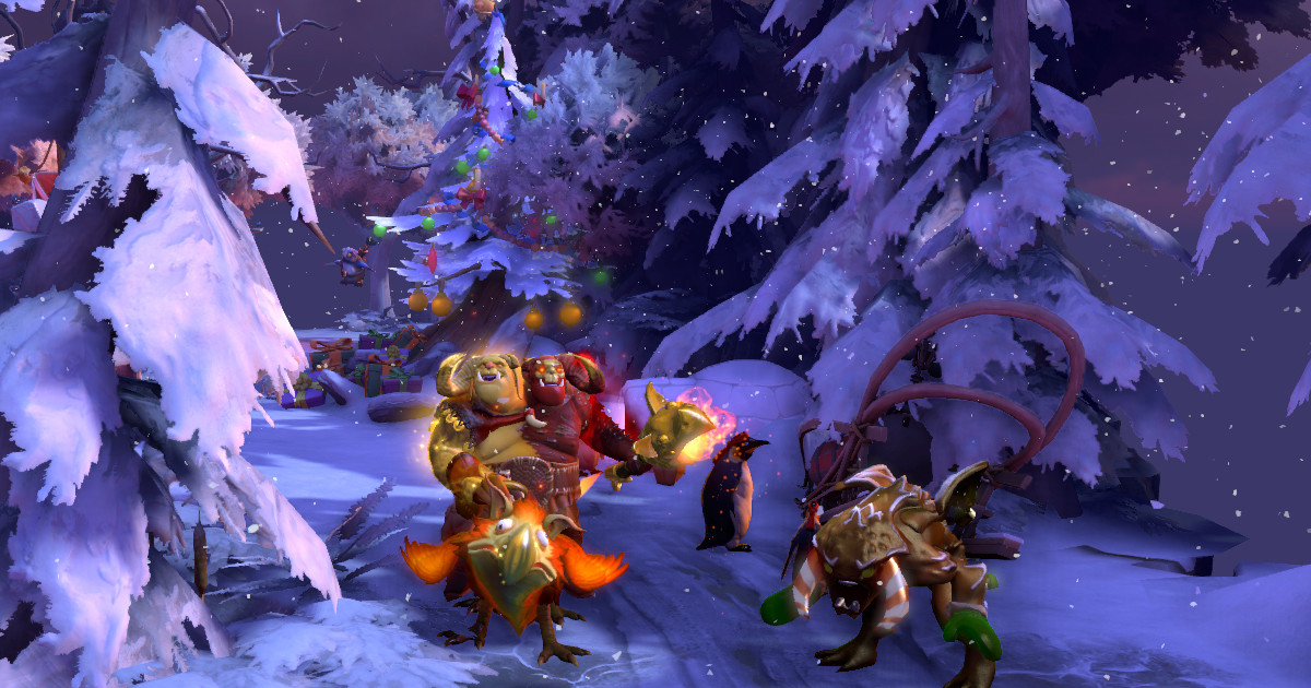 Ogre Arcana New Skins And Penguins Frostivus Returns