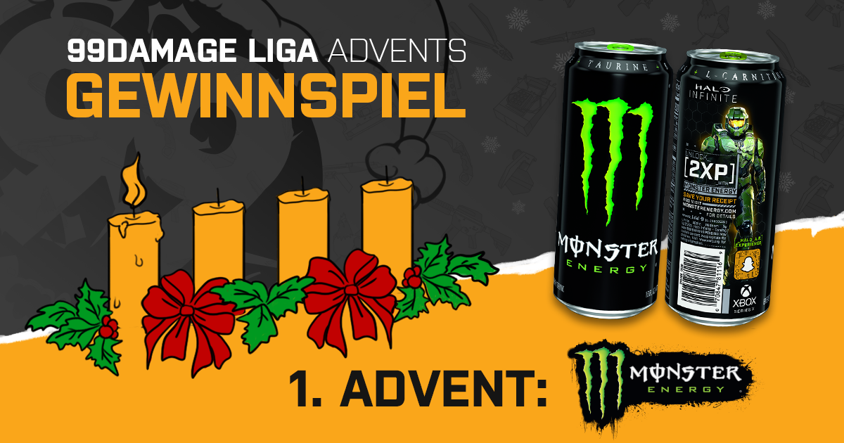 Adventsgewinnspiel mit Monster Energy