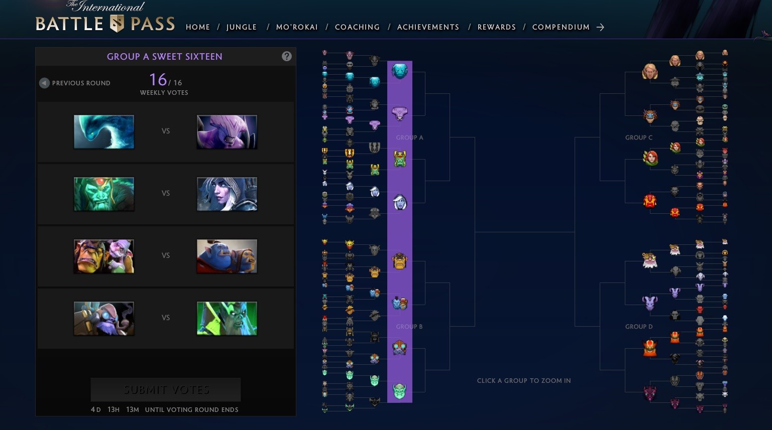 compendium update which hero will win the arcana vote which hero will win the arcana vote