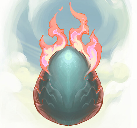 Der erste Teaser zum kommenden Drachen-Champion zeigt ein brennendes Ei.